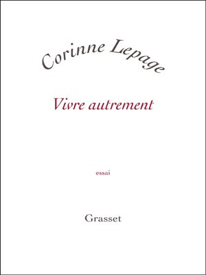cover image of Vivre autrement